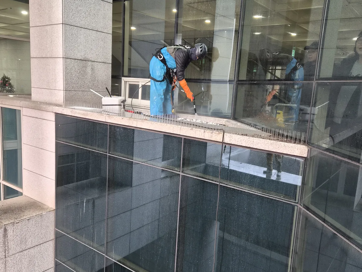 양구군 국토정중앙면 건물 복도·대기 동선 야간 위생청소 사례 - 행진크린